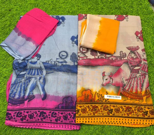 Kalamkari Cotton Saree