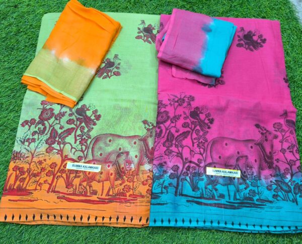 Kalamkari Cotton Saree