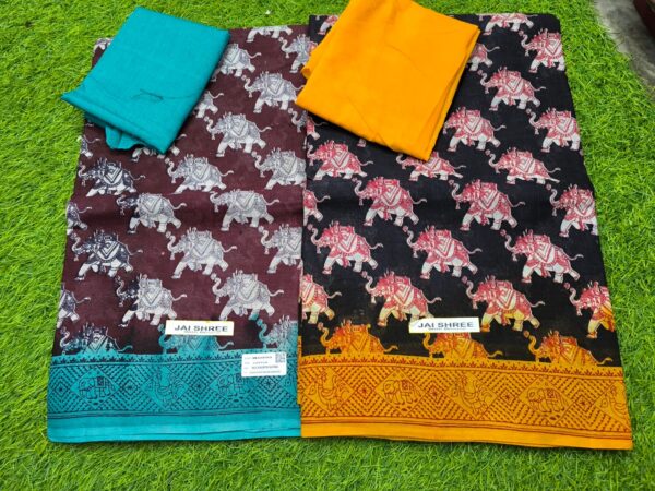 Kalamkari Cotton Saree